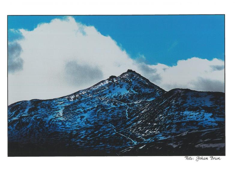 Fjelltoppen Haldde i Alta kommune i Finnmark.