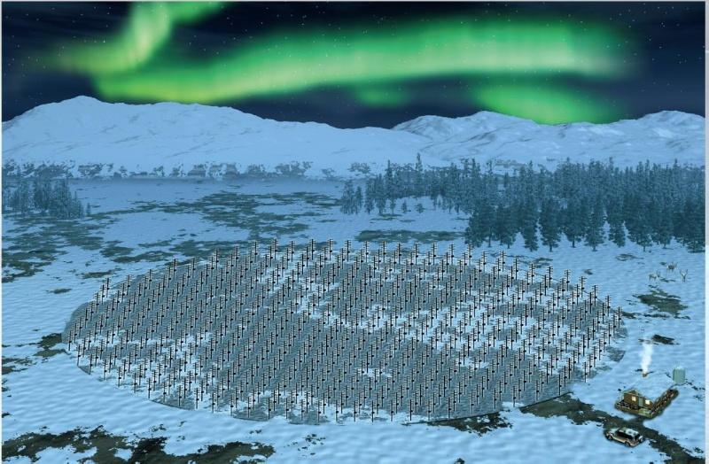 Slik planlegges det nye radarsystemet bygd ut i Skibotn. Dette blir den største enkeltinstallasjonen av internasjonalt forskningsutstyr på fastlandet i Norge.