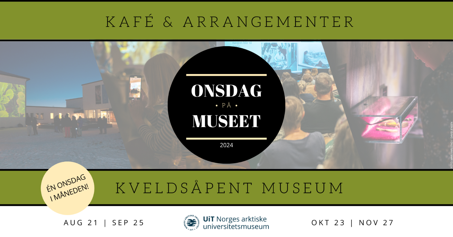 Illustrasjons-/bannerbilde for "Onsdag på museet" | Kveldsåpent museum høsten 2024