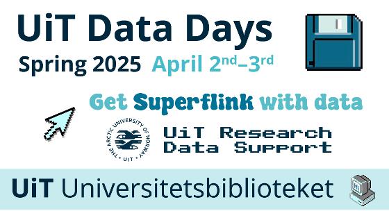 Illustrasjonsbilde for 📣 Register now for UiT Data Days Spring 2025