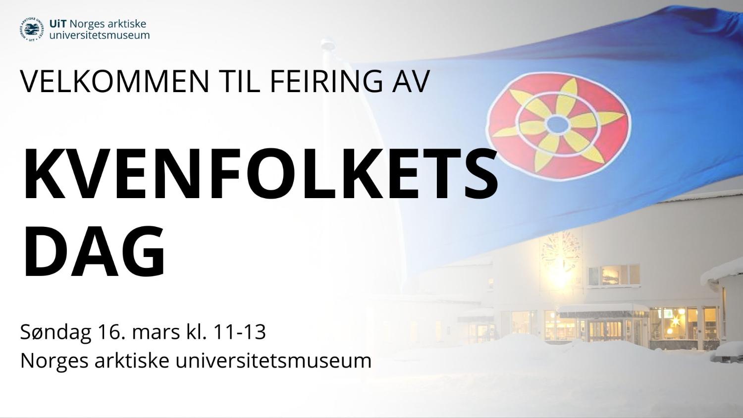 Illustrasjons-/bannerbilde for Velkommen til feiring av kvenfolkets dag!