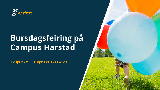 Illustrasjonsbilde for Bursdagsfeiring på campus Harstad