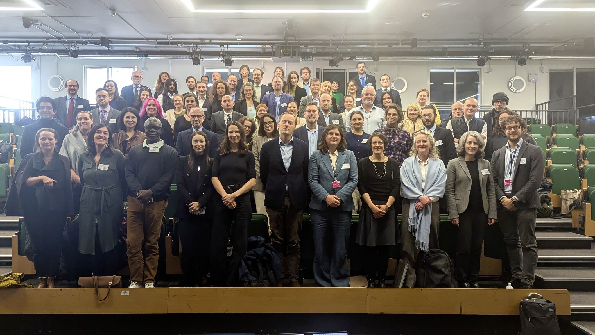 Participants at the European Cooperation in Science and Technology Action #BlueRights event posing for the camera