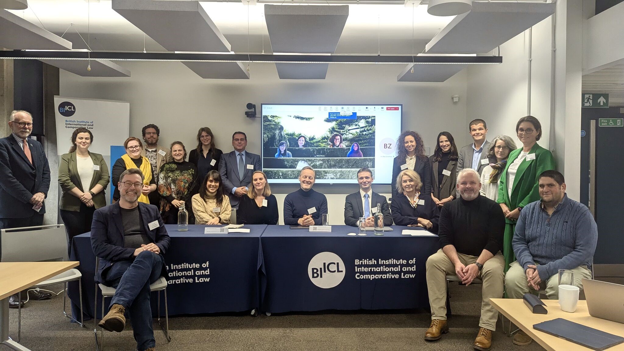 Physical and online participants of the opening conference of the #BlueRights COST Action 'life, liberty, and health at sea'