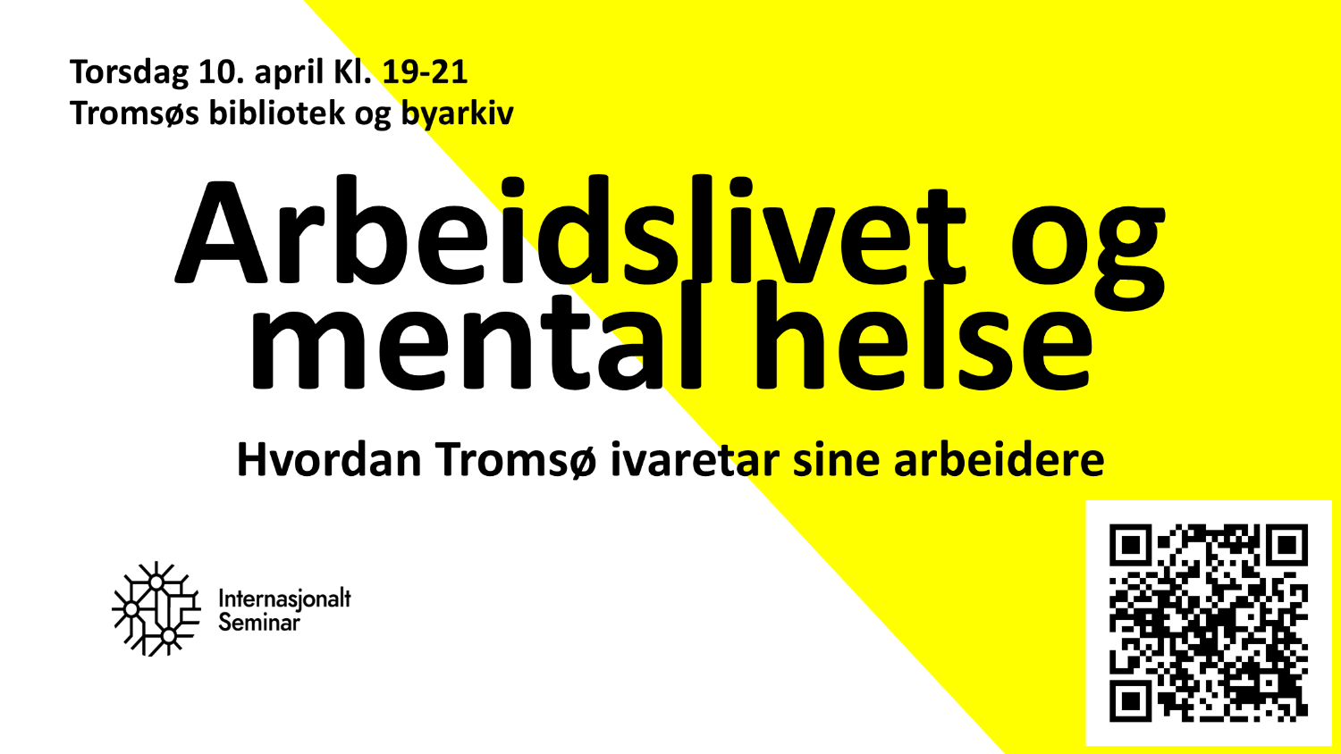 Illustrasjons-/bannerbilde for Seminar: Tourism, work life and mental health – How Tromsø cares for its workers in the service sector / Turisme, arbeidslivet og mental helse – hvordan Tromsø tar vare på sine arbeidere i servicesektoren