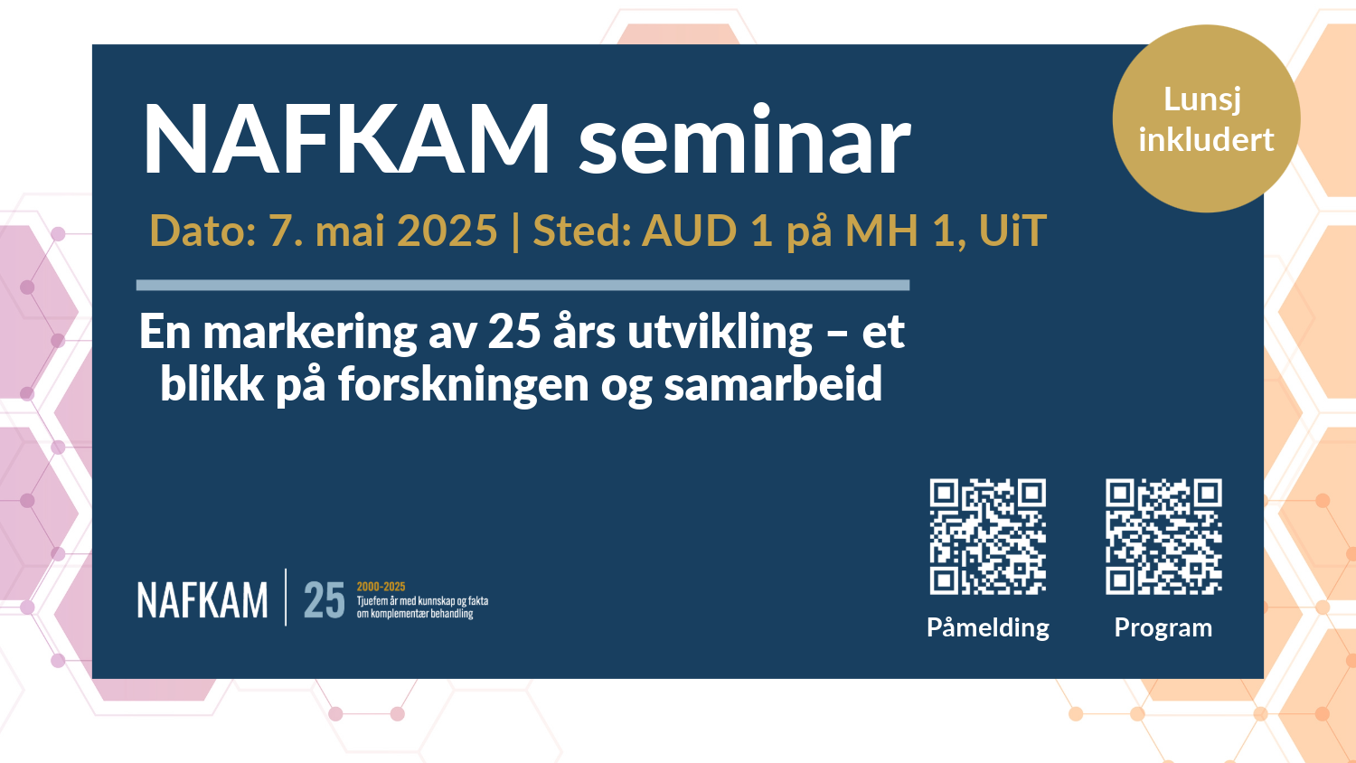 Illustrasjons-/bannerbilde for NAFKAM seminar: En markering av 25 års utvikling – et blikk på forskningen og samarbeid
