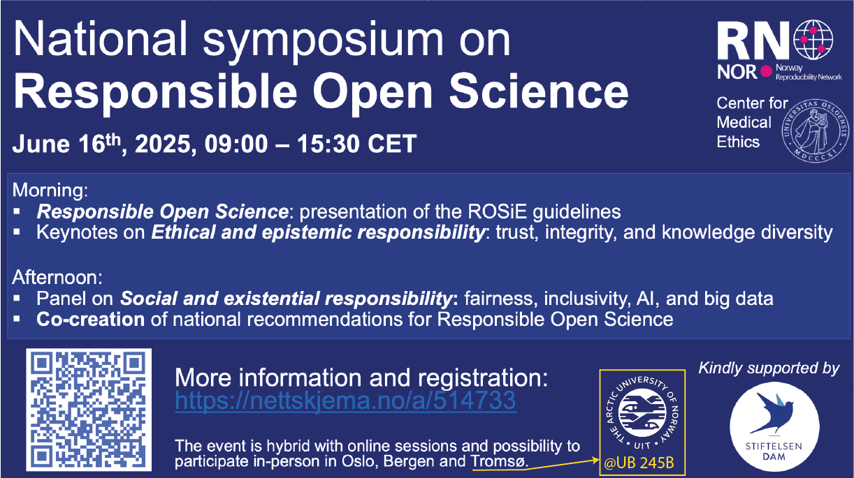 Illustrasjons-/bannerbilde for National symposium on Responsible Open Science
