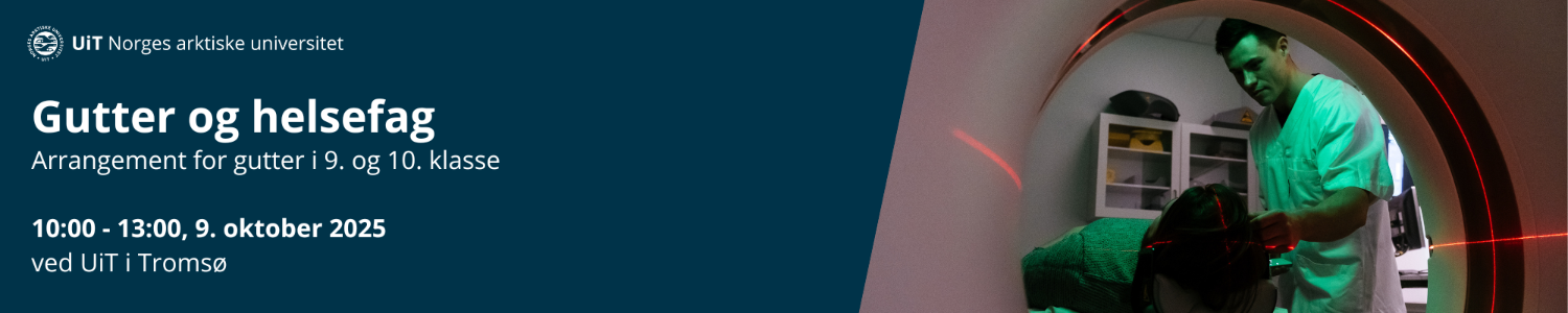Illustrasjons-/bannerbilde for Gutter og helsefag 2025 - Tromsø