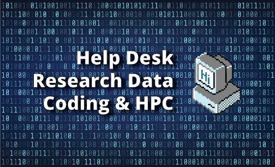 Illustrasjonsbilde for 📣 Help Desk: Research Data, Coding & HPC 📣