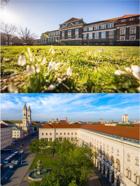 Illustrasjons-/bannerbilde for EUGLOH Campus Life Virtual Fair: Oppdag Universitetet i Hamburg og Ludwig-Maximilians-Universität i München / Discover the University of Hamburg and the Ludwig - Maximilians - Universität in Munich