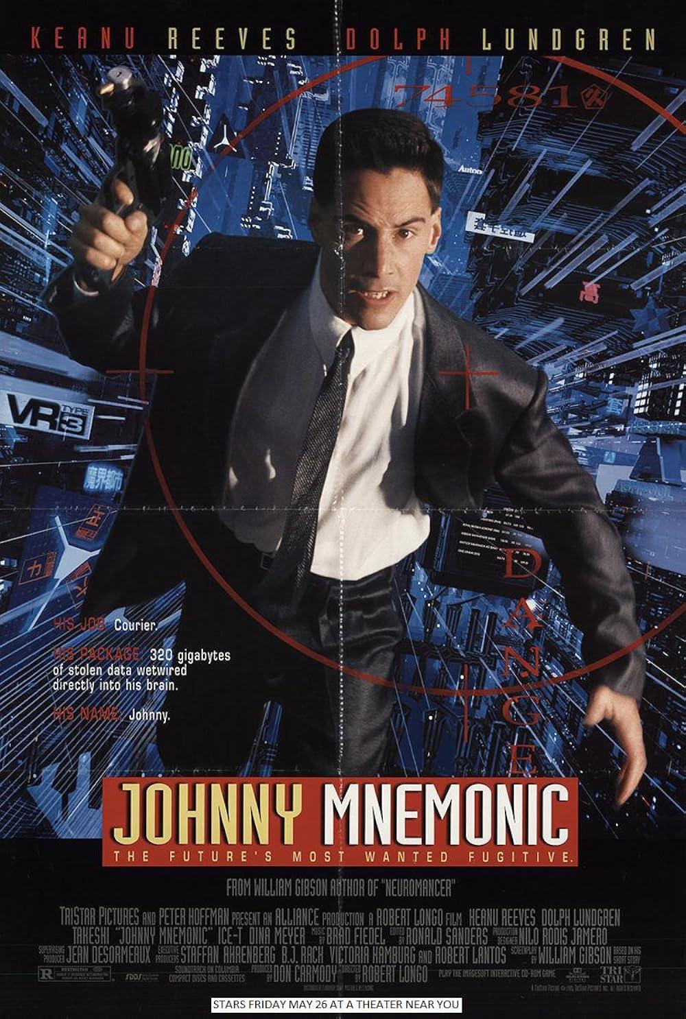 Illustrasjons-/bannerbilde for CRAFT & ENCODE present: Johnny Mnemonic (1995)