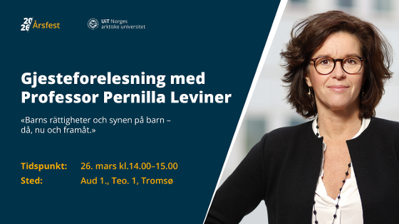 Illustrasjonsbilde for Velkommen til gjesteforelesning med Pernilla Leviner!