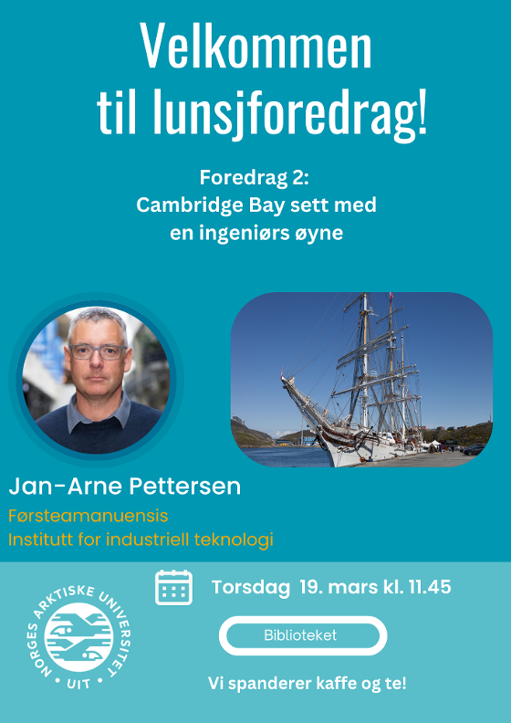 Illustrasjonsbilde for Lunsjforedrag: Cambridge Bay sett med en ingeniørs øyne 