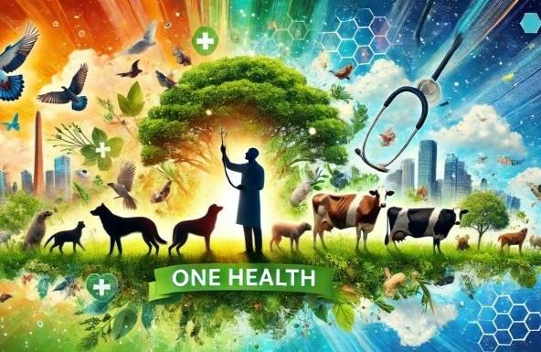 Illustrasjons-/bannerbilde for Nettkurs om kjernekompetanse i One Health / Online course about One Health core competencies