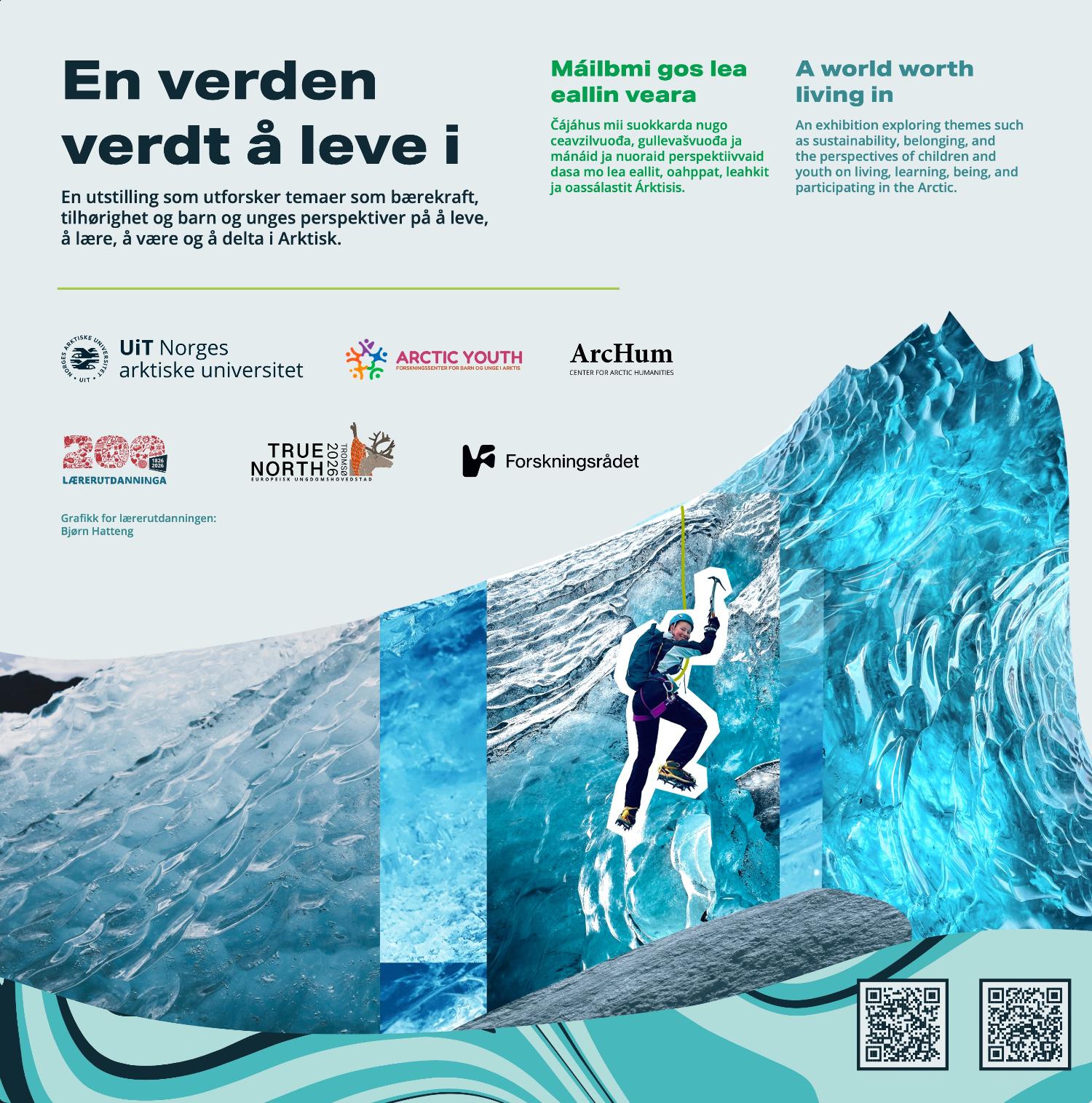 Illustrasjons-/bannerbilde for Utstilling: En verden verdt å leve i