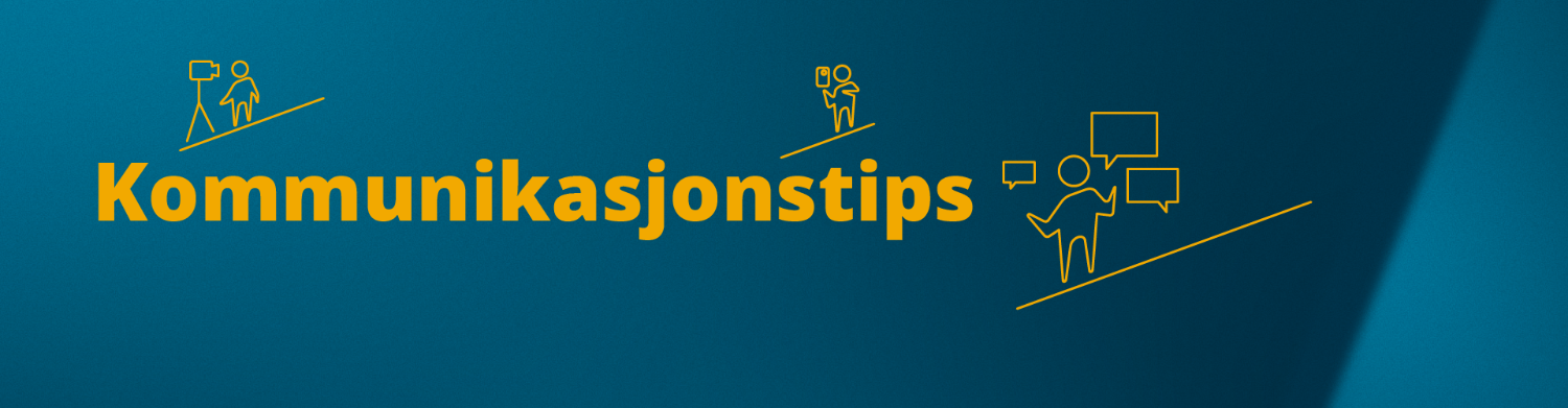 Illustrasjons-/bannerbilde for Kommunikasjonstips: Lag et godt Tavla-arrangement