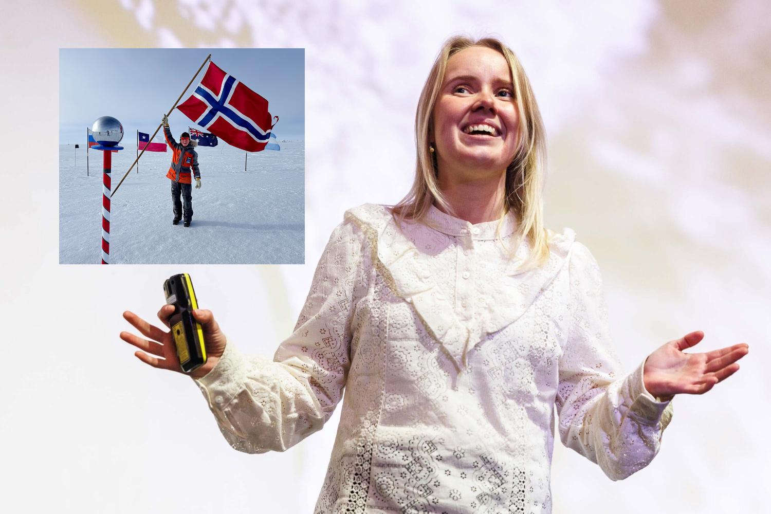 Illustrasjons-/bannerbilde for Karen Kylles&oslash; - verdens yngste alene til S&oslash;rpolen