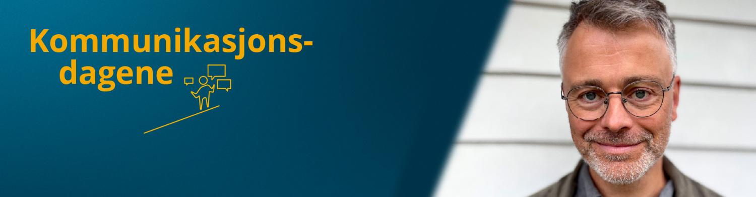 Illustrasjons-/bannerbilde for Kommunikasjonsdagene 2026: Vis verden hva du vet! 